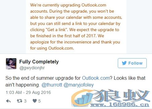 还没用上新版Outlook.？那可能要等到明年了